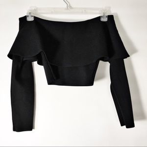 Forever 21 black crop top